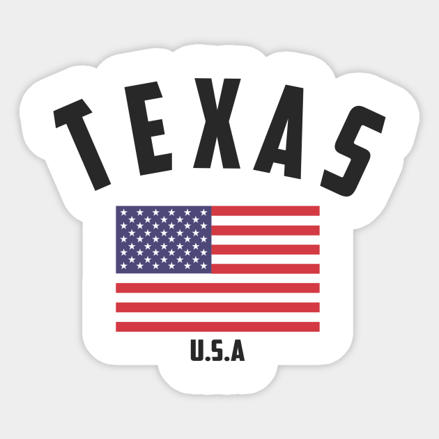 Texas Texas Sticker TeePublic